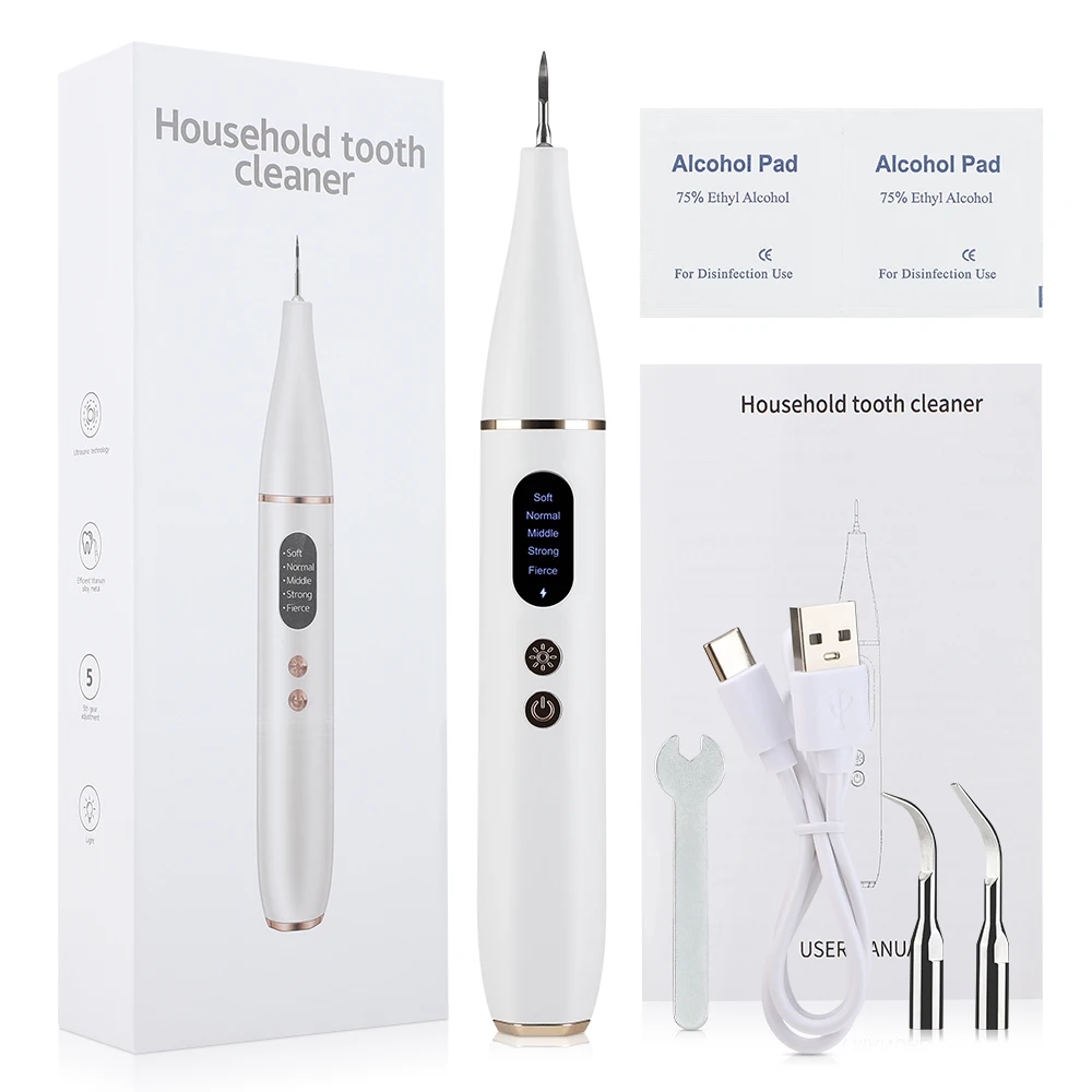 

Ultrasonic Electric Dental Scaler For Teeth Tartar Calculus Remover Sonic Whitening Care Teeth Plaque Cleaner Stone Removal Oral