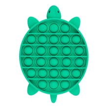 

Kawaii Green Tortoise Fidget Toys for Kid Children Funny Mini Toys Animal Shape Kids Game Mini Push Fidget Game Toys