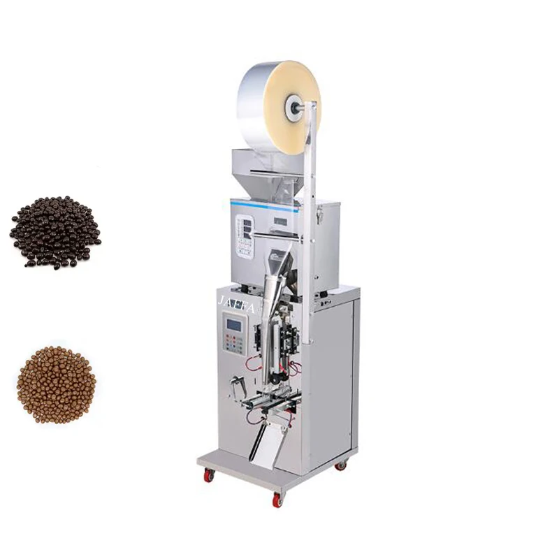 

Commercial Fully Automatic Particle Powder Packaging Machine Back Sealing Three Side Sealing Screw Filling Machine