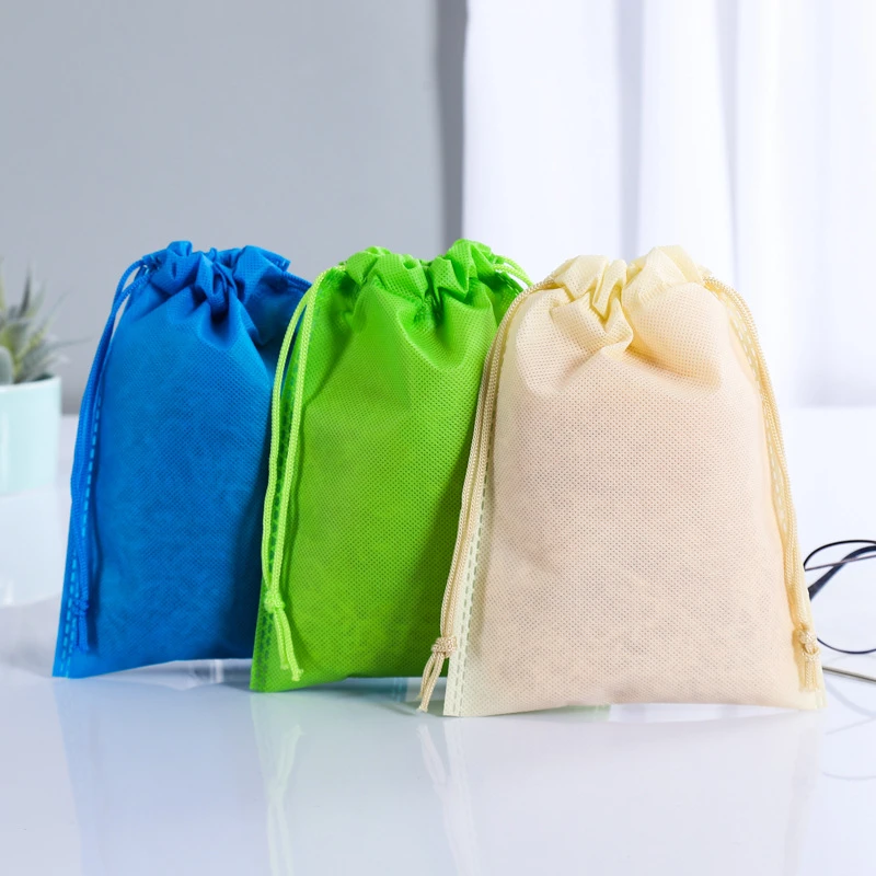StoBag Non-woven Drawstring Bags Shoe Clothes Storage Fabric Reusable Pocket Travel Organizer Pouches Custom Logo(Extra Fee) 3