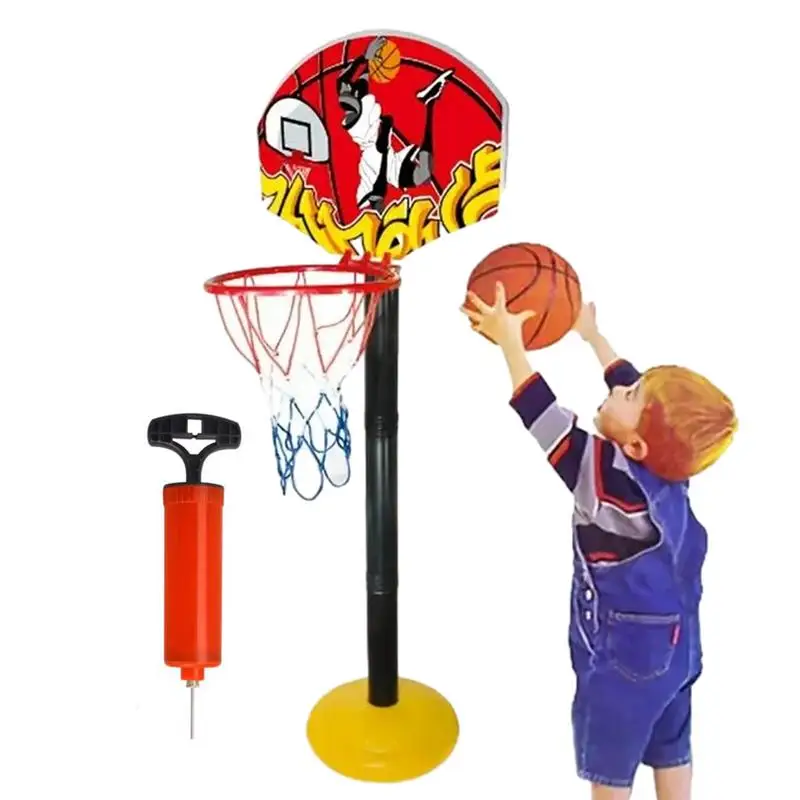 

Indoor Basketball Hoop Adjustable Basketball Games With Basketball And Pump Ball Games With Adjustable Height 19.542.9 Inches