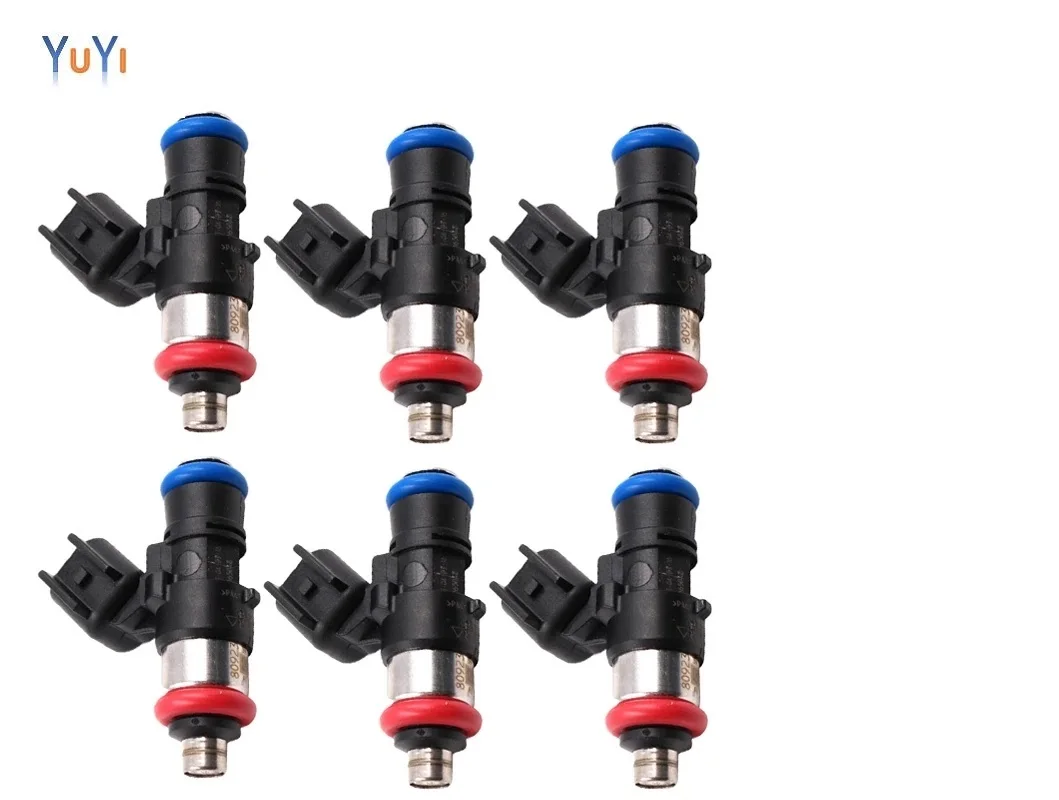 6 Pcs 0280158091 Fuel Injector For Mazda CX 9 Lincoln MKZ For F ord