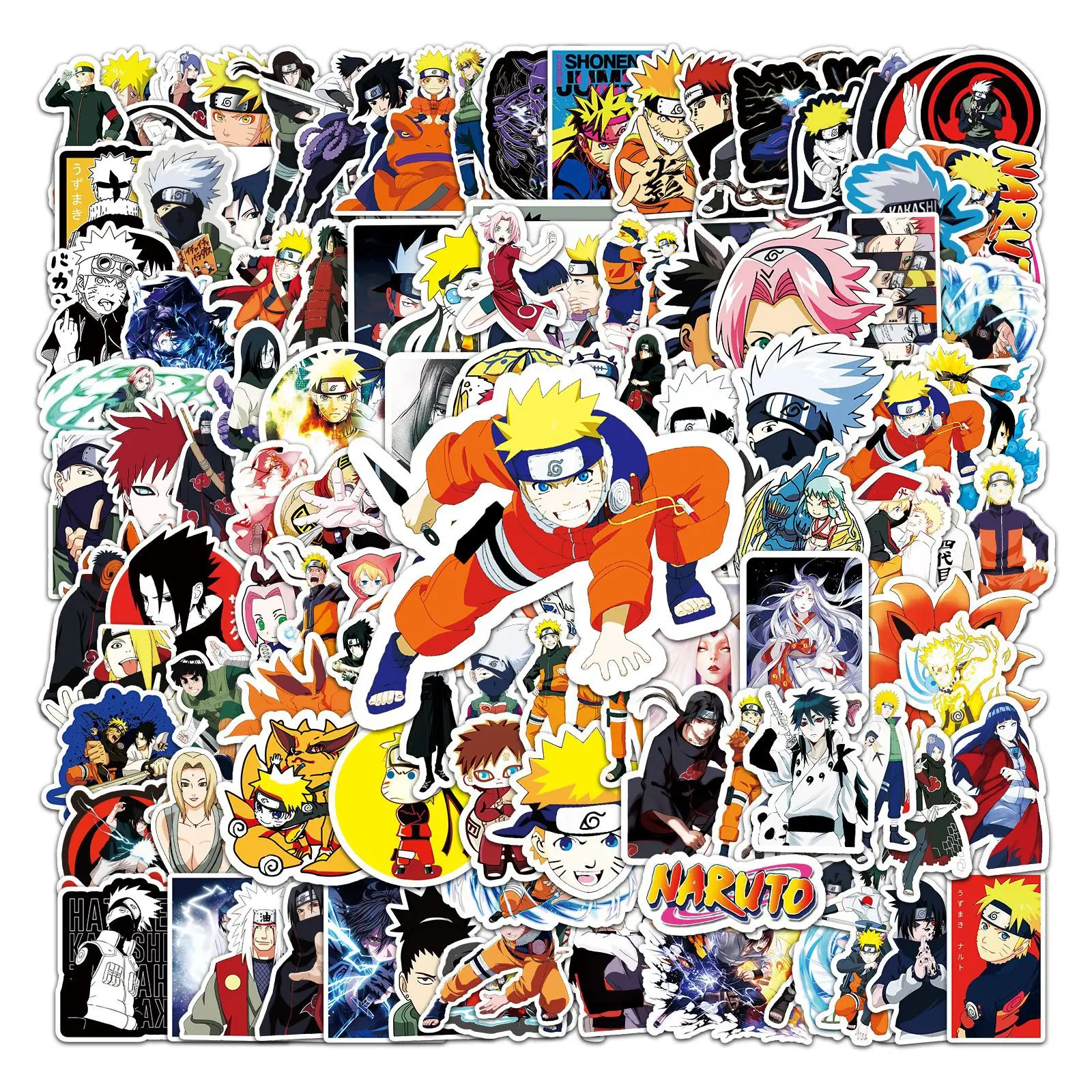 Naruto kakashi viajar etiquetas da bagagem, desenhos animados
