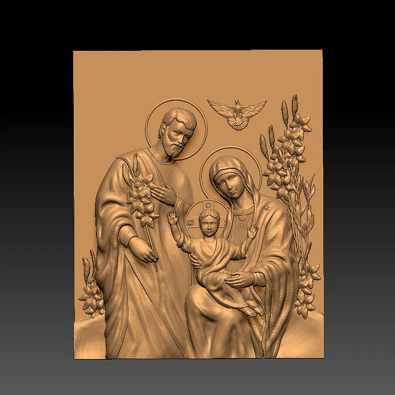 15pcs Religion Icon 3D STL Model for CNC Router Artcam Aspire Cut3d 3D Printer Bas Relief