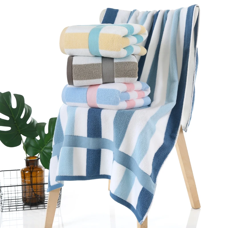 Description Picture 6 of itemLuxury Hotel Spa Bath Towel Turkish Cotton Bath Towels Natural Ultra Absorbent Eco-Friendly Beach towel Bathroom Sets For home