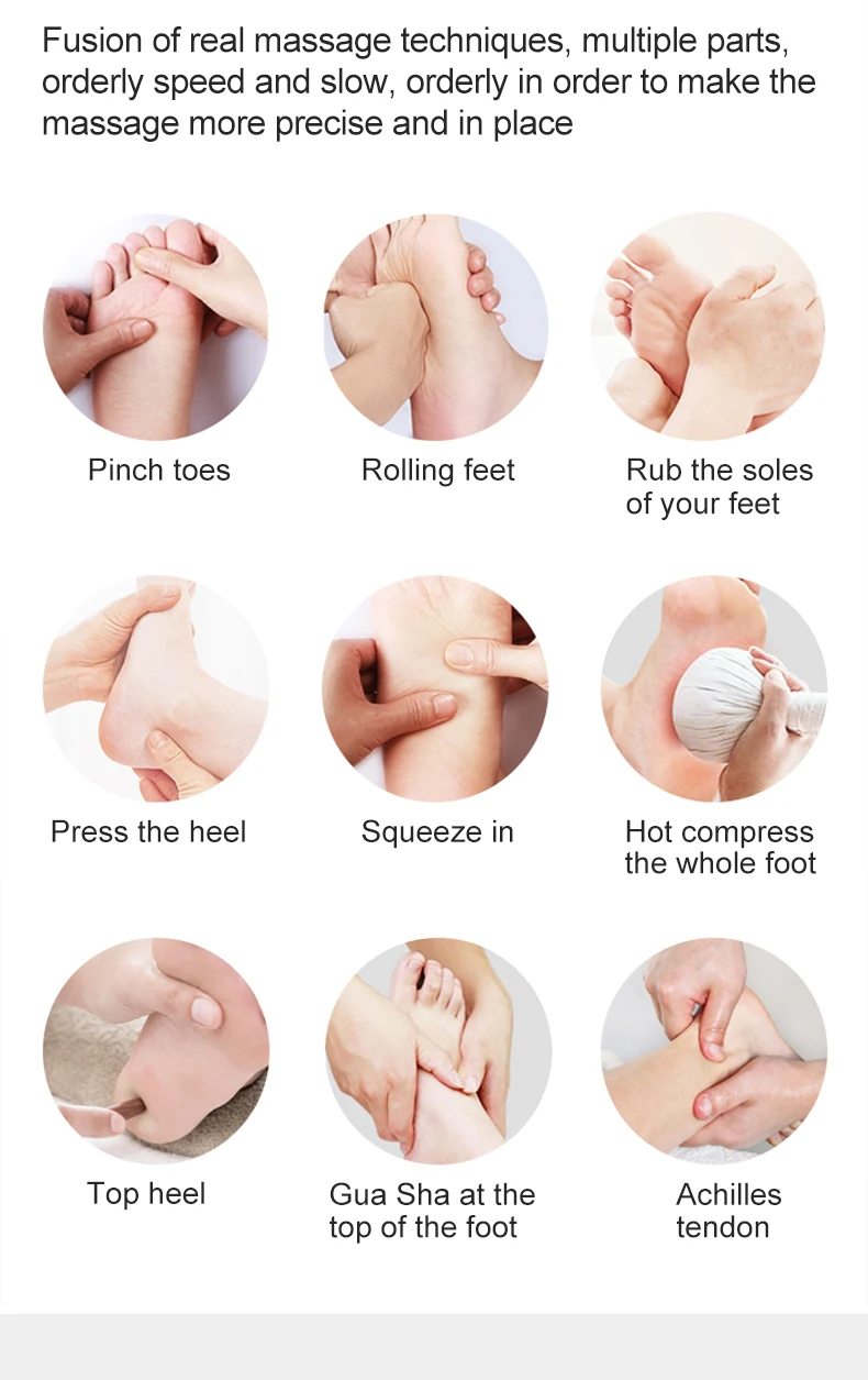Massaggio elettrico per i piedi, Shiatsu, impastamento profondo, compressione dell'aria per la cura della salute, terapia di riscaldamento a infrarossi, antistress_voghion.com