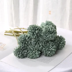 Elegant Artificial Hydrangea Bouquet for Home and Wedding Decor (Green)