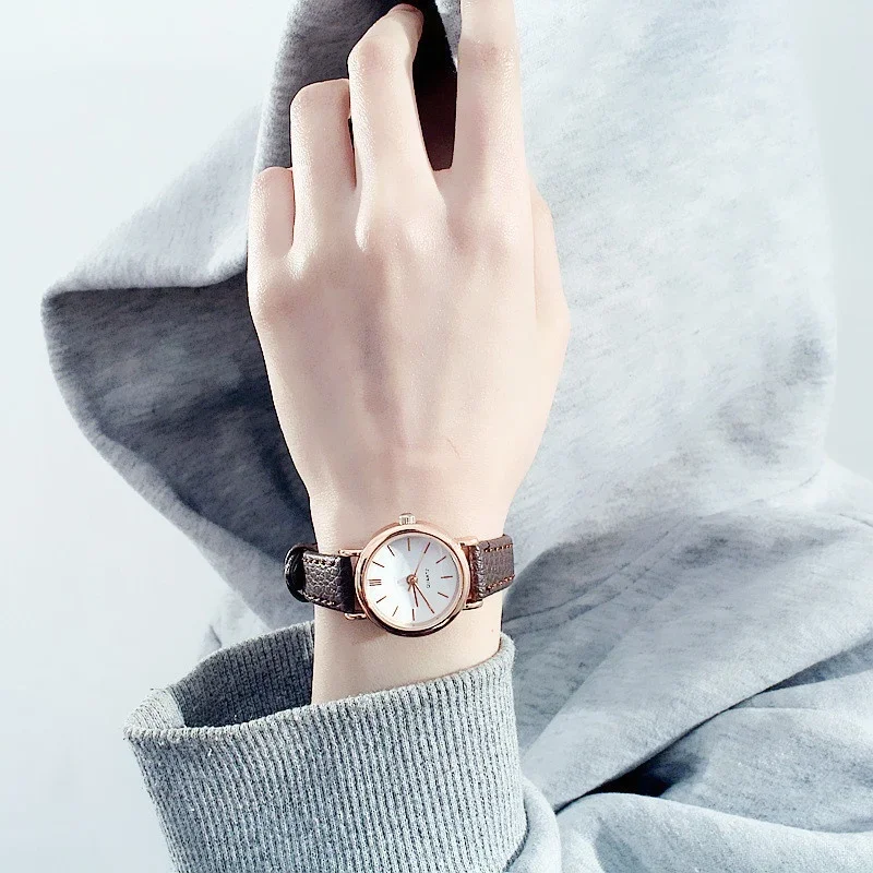 Ladies Quartz Belt Watch New Korean Style Trend Simple Personality  Student  Watches 4