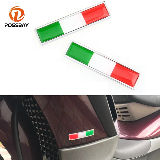 POSSBAY 2 stücke Italien Auto Aufkleber Italien Falg Aufkleber Naklejki Aufkleber  Auto SUV Van Körper Auto Tür Motorrad Aufkleber Dekoration - AliExpress