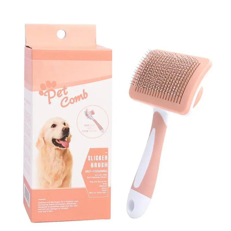 

Cat Brush For Shedding Shedding And Grooming Tool For Pets Remove Loose Hair Detangle Pets Undercoat Fur Comb For Long Or Short
