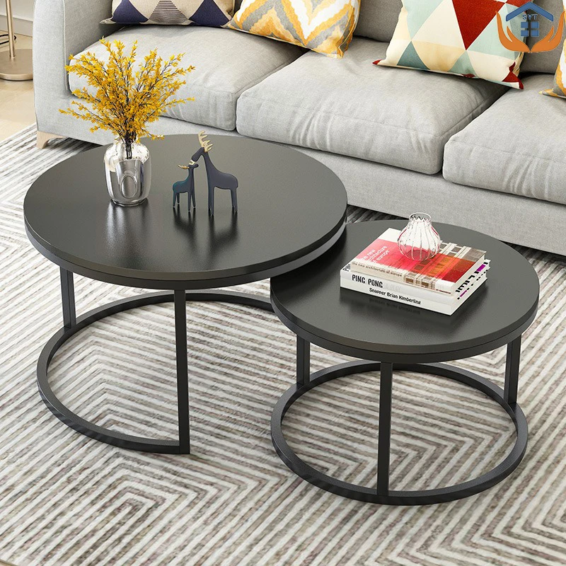 Nordic simple coffee table modern home round coffee table for living room CJ-35