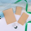 A5 A6A7 45 Sheets Loose Leaf Notebook Refill Spiral Binder Inner Page Weekly Monthly To Do Line Dot Grid Inside Paper Stationery 6