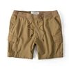 Men Summer Cargo Shorts Pants Elastic Waist Camouflage Shorts Multi-Pockets Casaul Straight Cut Drawstring Trendy Beach Shorts 3