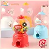 Mini Candy Machine Dispenser Kid Pretend Play Vending Machine Coin Money Saving Box Piggy Bank for Birthday Gift kids Favor 1
