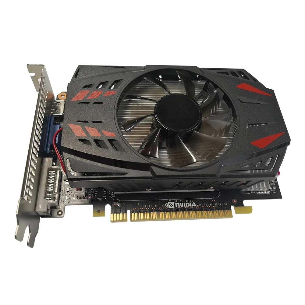 GTX550Ti 4GB GDDR5 Nvidia chip Computer discrete game graphics card 128-bit PCIE 2.0 VGA/DVI interface with cooling fan 