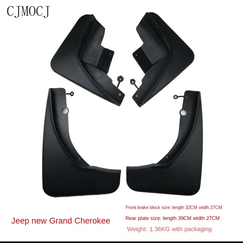 

4pcs High Quality ABS Front & Rear Fender for JEEP 14-17 Grand Cherokee Car Mud Flaps Splash Guard Mudguard Mudflaps