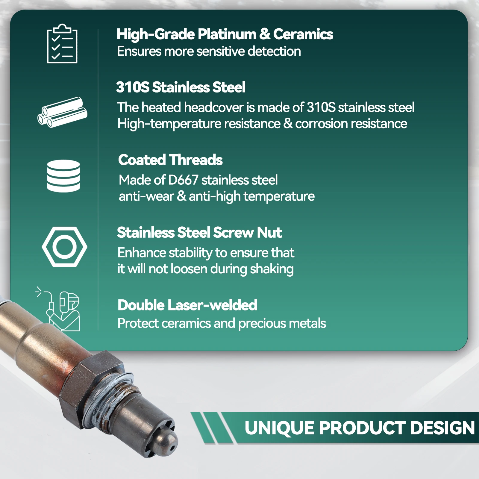 LSU 4.2 뿪 Ʈ , ڴ 99-05 VW Ÿ 1.8L-L4 0258007351 0 258 007 351 1K0998262D  O2  