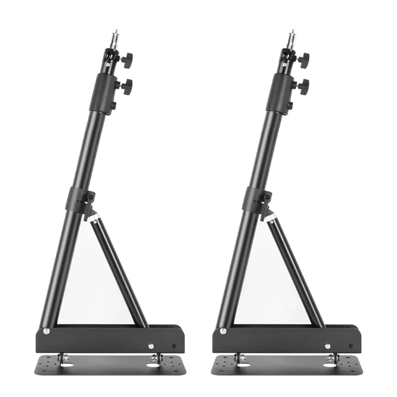 2 Pack Ceiling Wall Mount Bracket Boom Arm 1/4" 3/8" Thread Overhead Ring Light Stand for Photography Photo Studio Projectors