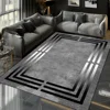 Nordic Luxury High-end Living Room Carpet Home Decoration Modern Bedroom Large Area Rugs Elastic Washable Non-slip Door Mat 1