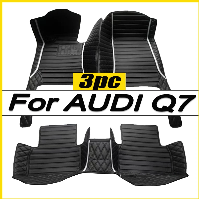 

Car floor mats for AUDI Q7 (Seven seats) 2006 2007 2008 2009 2010 2011 2012 2013 2014 2015 Custom foot Pads automobile