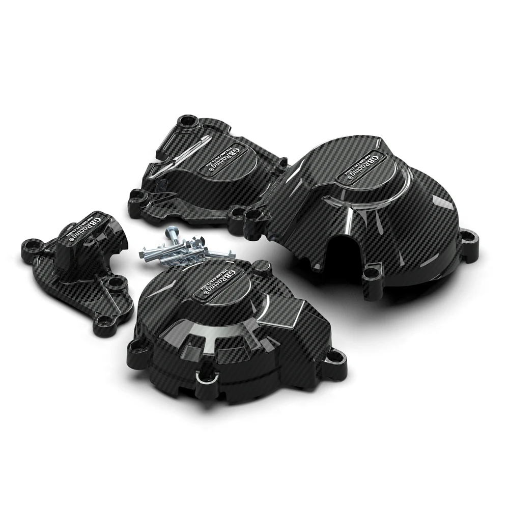Motorcycle Engine Cover Engine Cover Protector Engine Guard Motocross Engine Cover Protection Set for Yamaha FZ-09 MT-09 Tracer 900 Scrambler