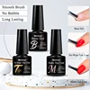 Mtssii 7ml Base Gel Nail polish Bright Color Semi Permanent Soak Off UV LED Nail Art No Wipe Top Coat Nail Art For Manicure 1