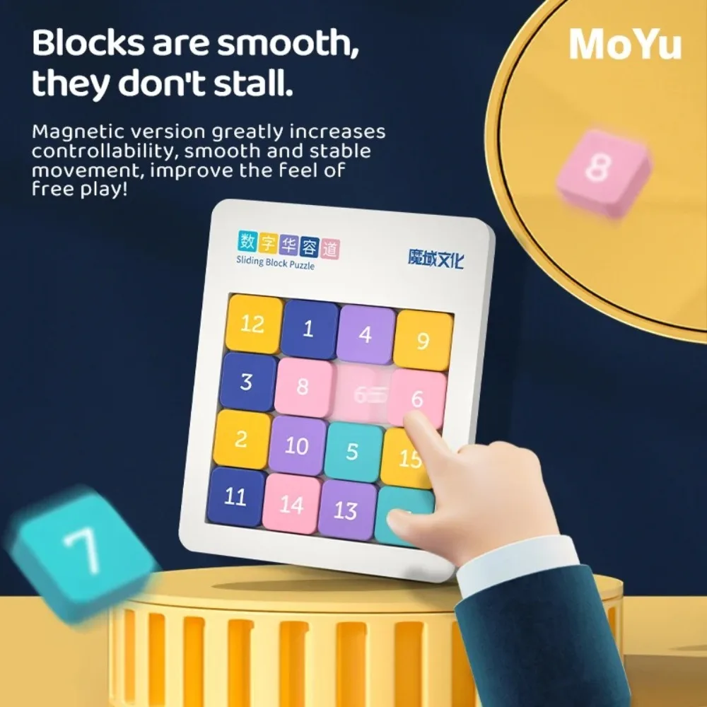 Moyu Sliding Block Puzzle Magnetic Number 3x3 4x4 5x5 6x6 7x7 10x10 Educational Toy Educational Puzzle Toys For Childre Gifts