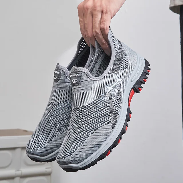 Chaussures d'été en maille pour hommes, baskets légères, chaussures de marche décontractées, respirantes, de randonnée, à la mode, 2024 3