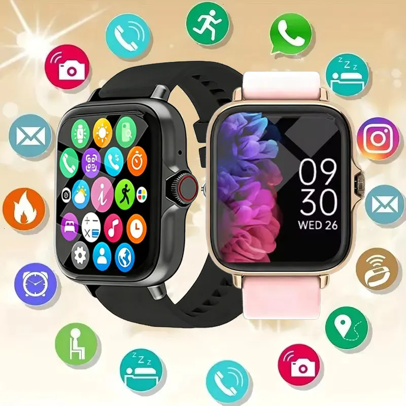 2026 New Multifunctional Smart Watch Men & Women Bluetooth Connected Phone Music Fitness Sports Bracelet Sleep Monitor watch 1