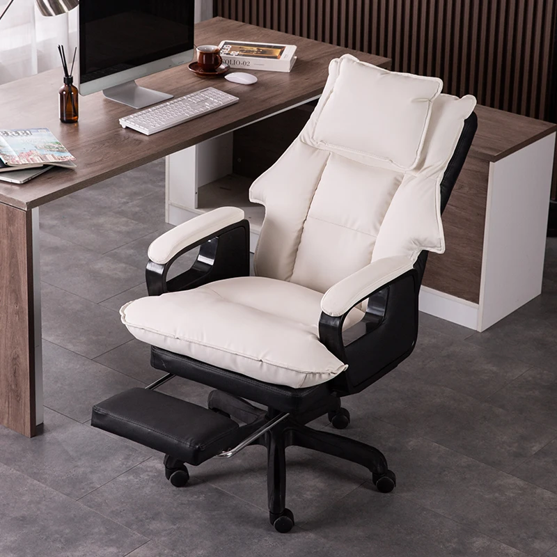 Swivel Gaming Chair Recliner Living Room Leather Accent Arm Office Chair Salon Bedroom Silla De Escritorio Office Furniture