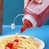600/800/1000ML Squeeze Sauce Bottles Condiment Dispenser Large Mouth Dustproof Kitchen Seasoning Salad Sauce Olive Oil Bottle 4