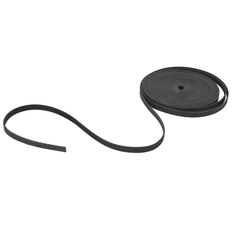알루미늄 타이밍 풀리 휠, 고무 GT2, 3D 프린터 CNC용, 16 개, 5mm, 20 톱니, 5 미터, 2mm 피치, 6mm 와이드 타이밍 벨트