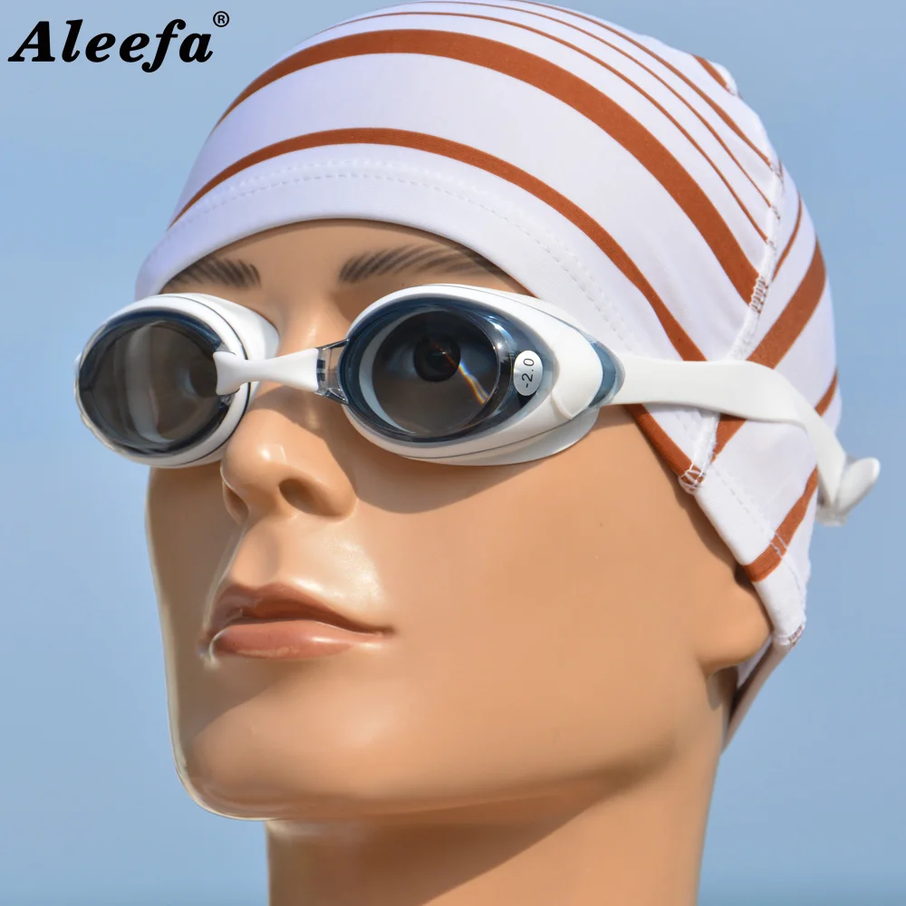 Occhialini da nuoto per miopia trasparenti con Spray antiappannamento per ragazzi e ragazze fascia per affettare
