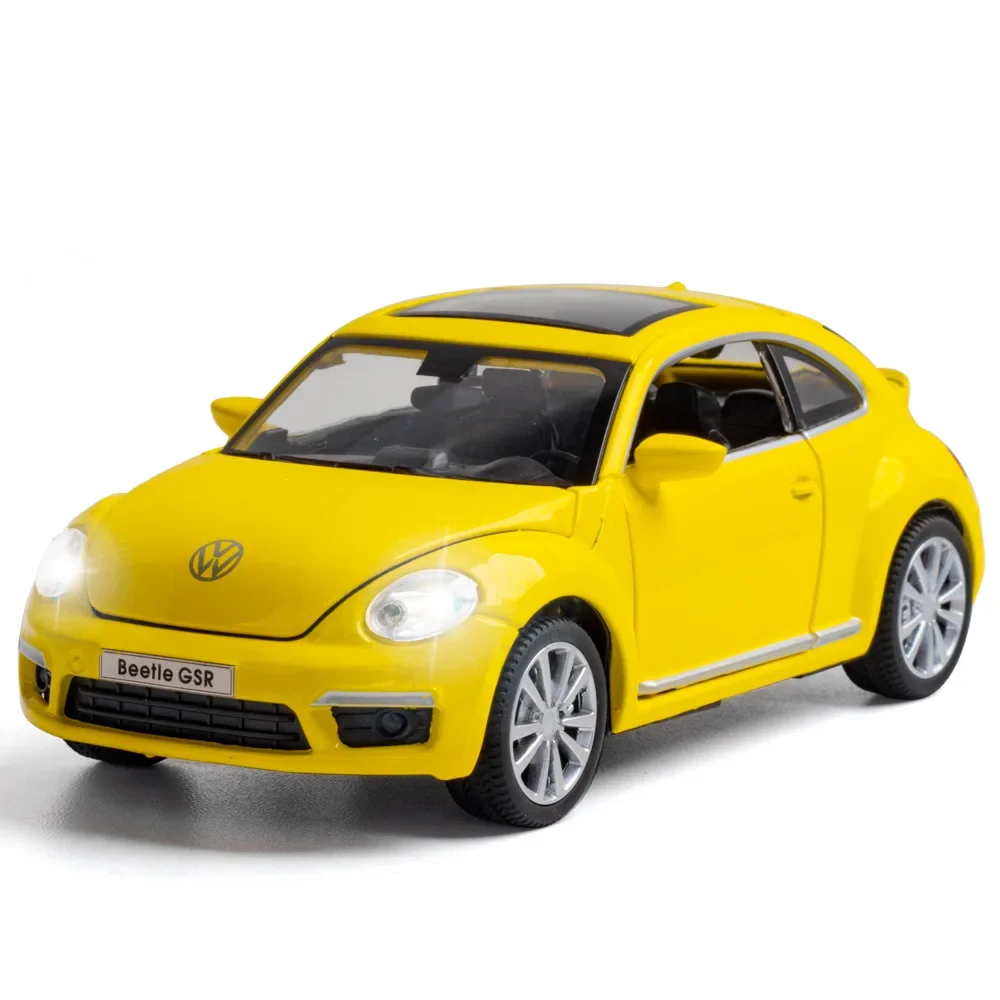 1:32 Volkswagen Beetle GSR modelo de coche extraíble aleación
