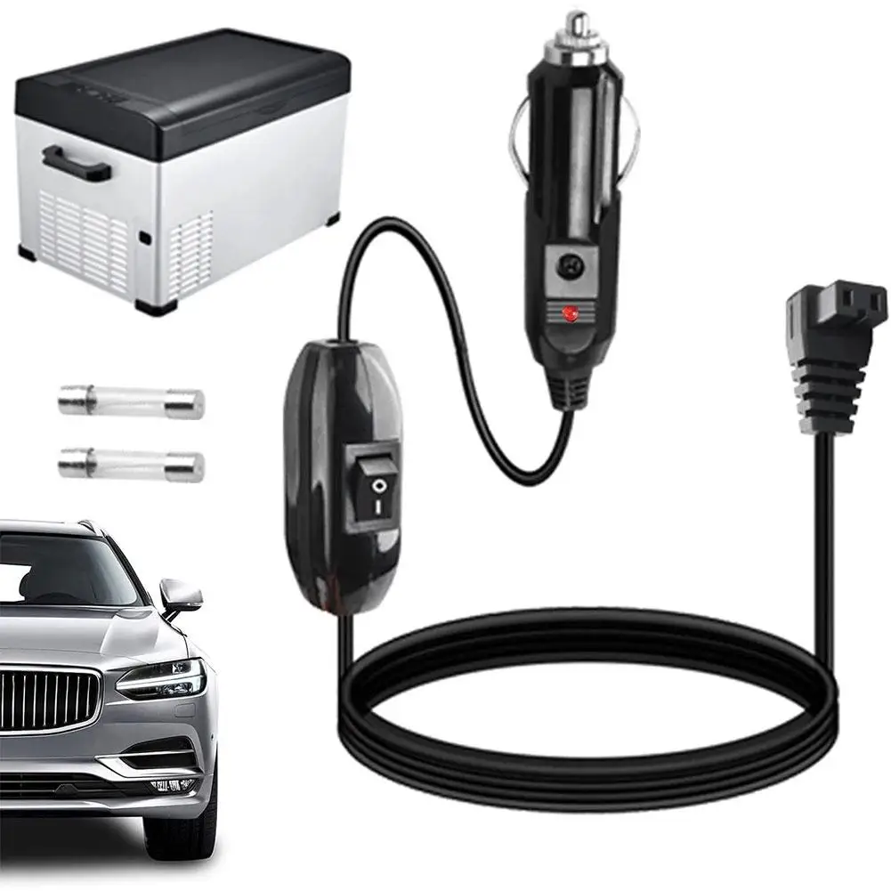 Portable Mini Fridge Power Cord Car Refrigerator Power Auto Cord ﻿ Replace 12V/24V Refrigerator DC Cable Freezer Cooler Cab H2A2