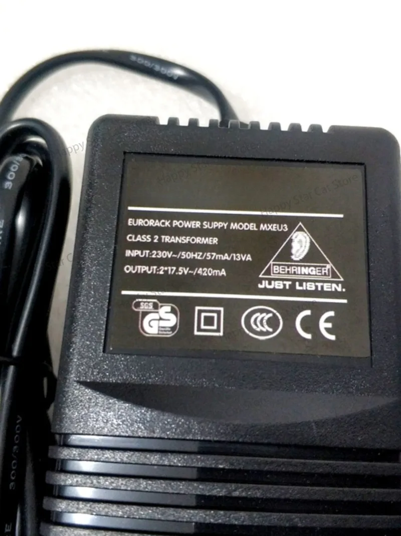 Behringerミキサー用外部電源アダプター,3ステッチ,1002 1202