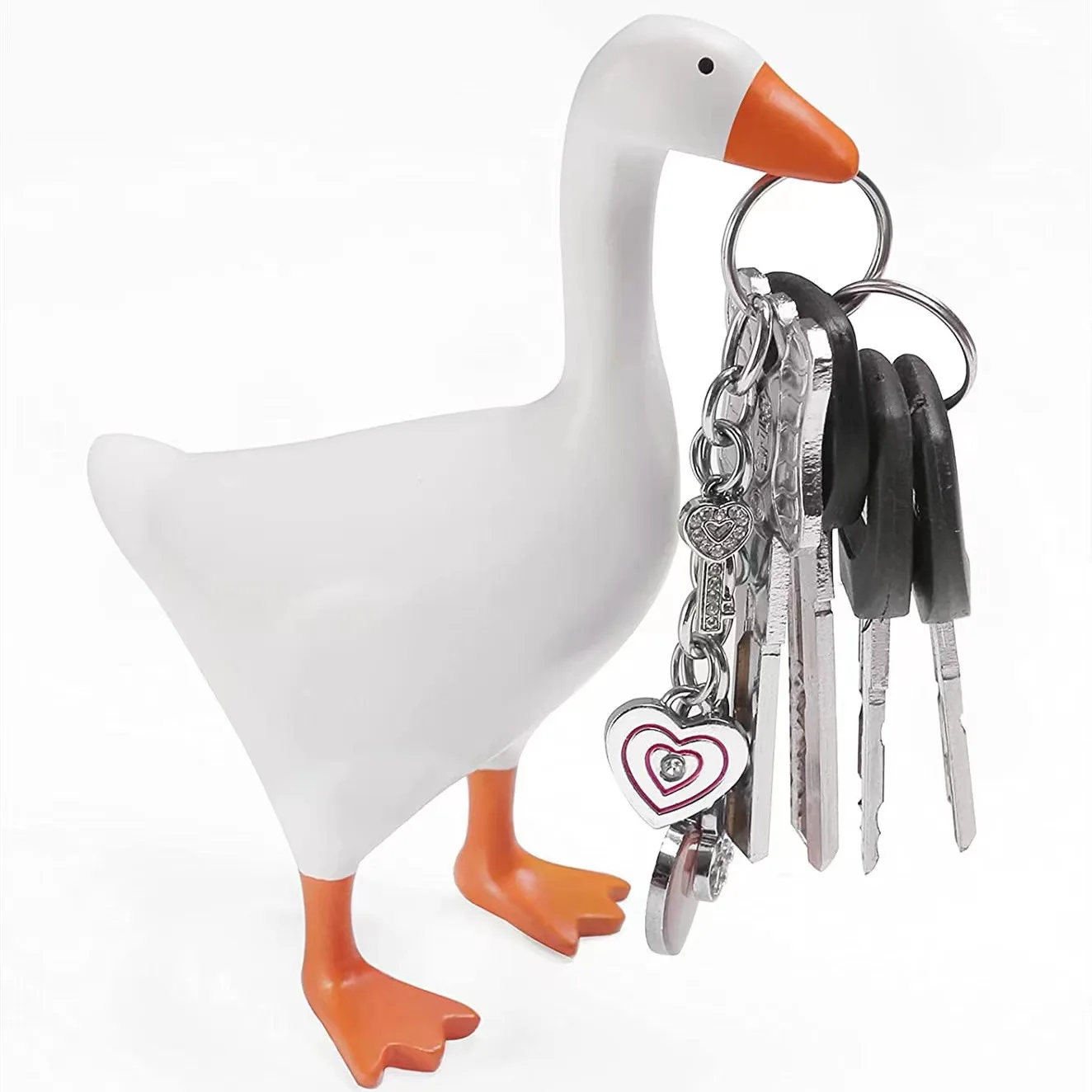 Creative DIY magnet duck ornament 1pc for storage