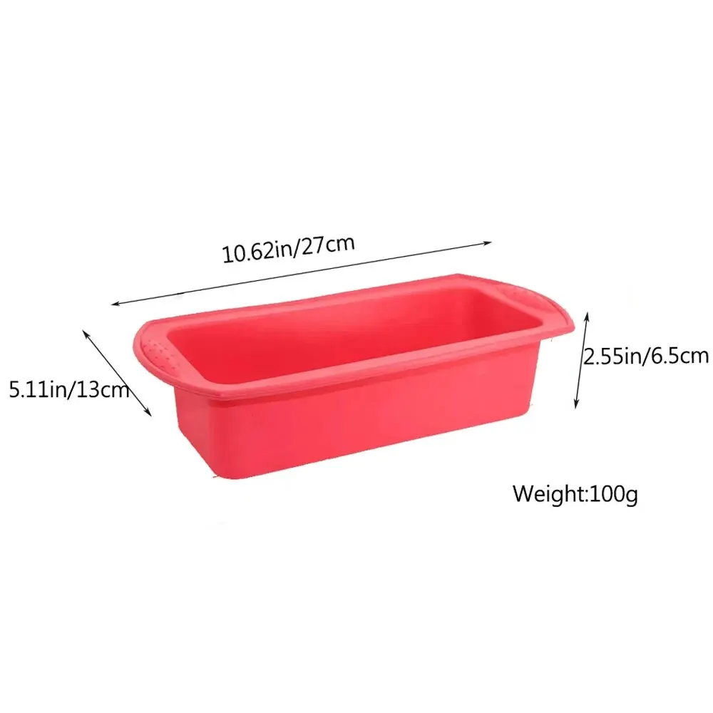 Silicone Rectangular Baking Pan for Bread, Cake, and Desserts