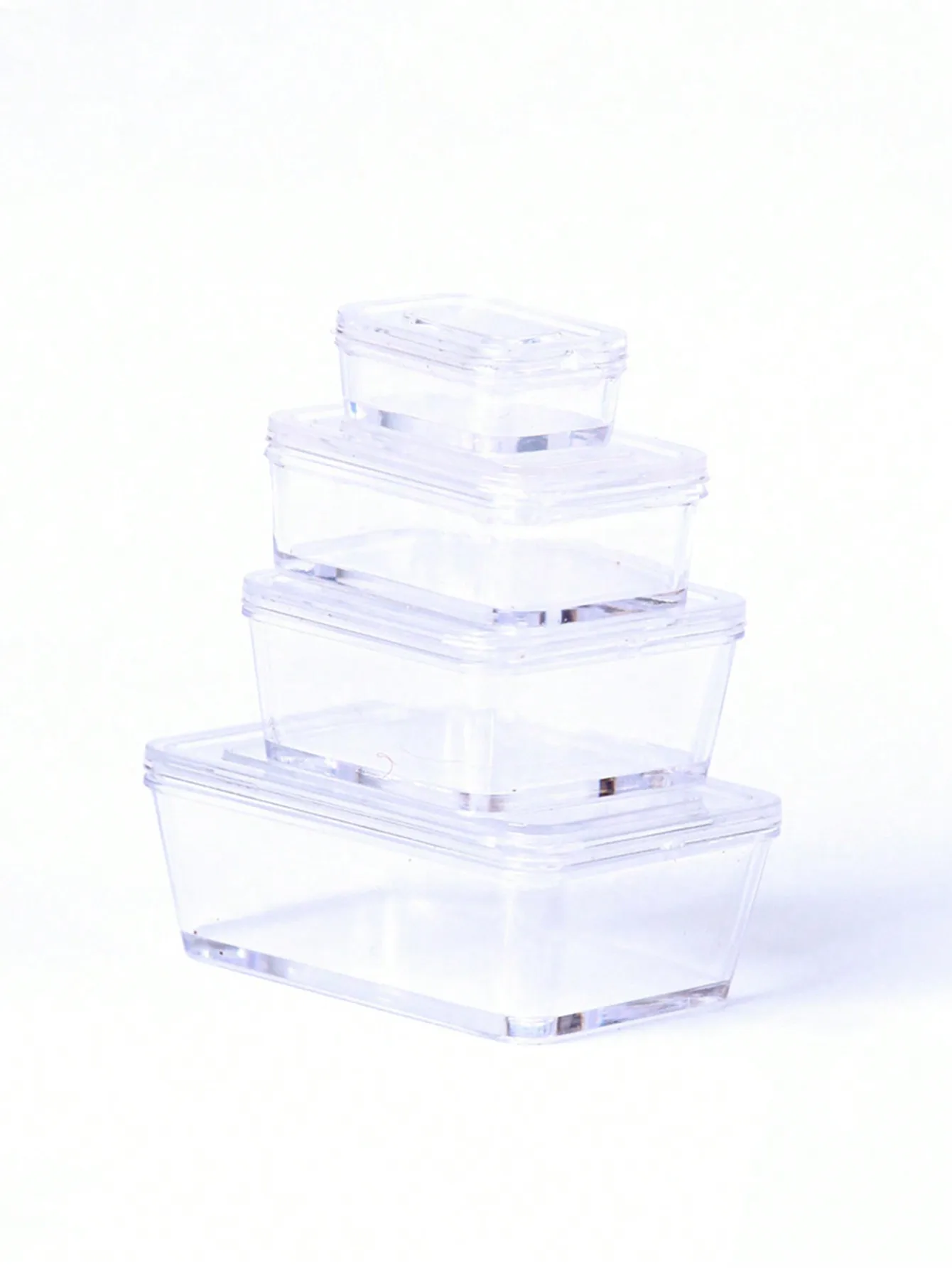 1 Set Miniatur-Lebensmittelbehälter für Puppenhäuser: Realistische Lunchbox im Maßstab 1:12, Modell für die Dekoration von Küchenkühlschränken – Detail 2