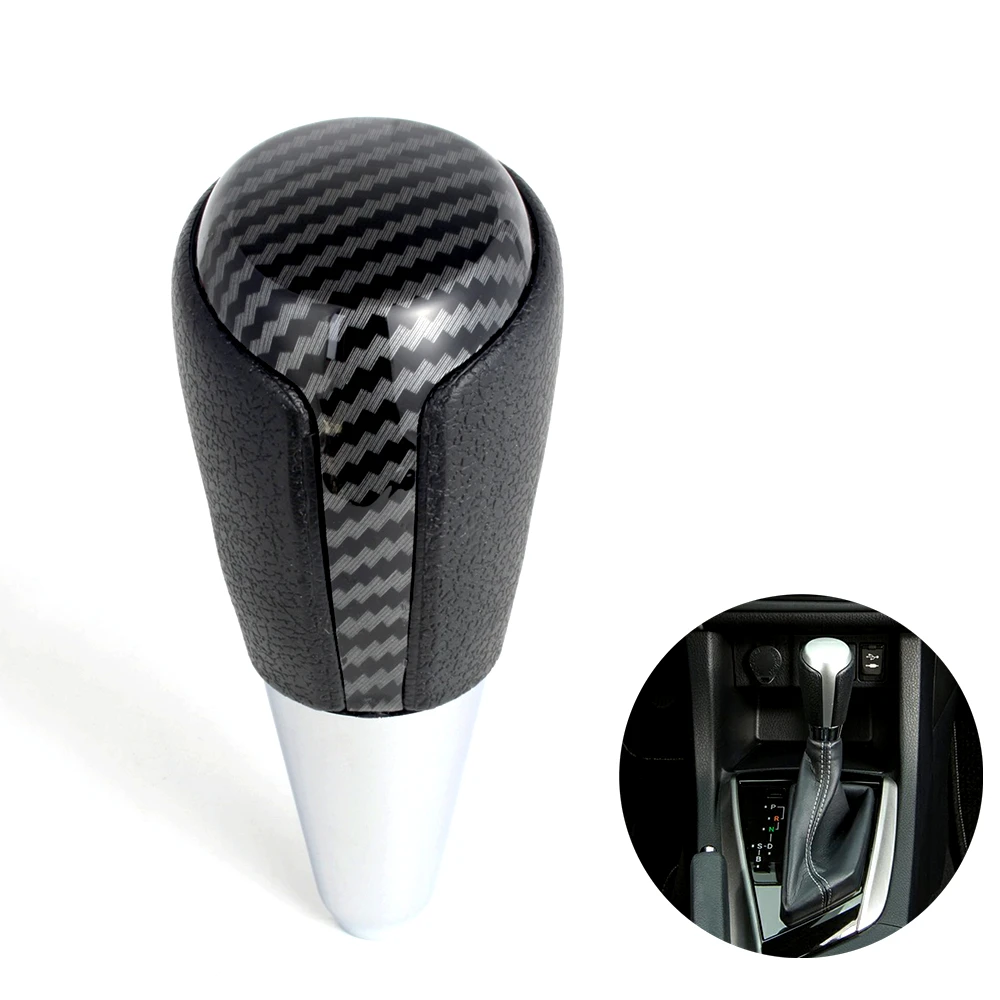 

Carbon Fiber Automatic Gear Shift Knob For Toyota Corolla Camry Rav4 Highlander/Kluger