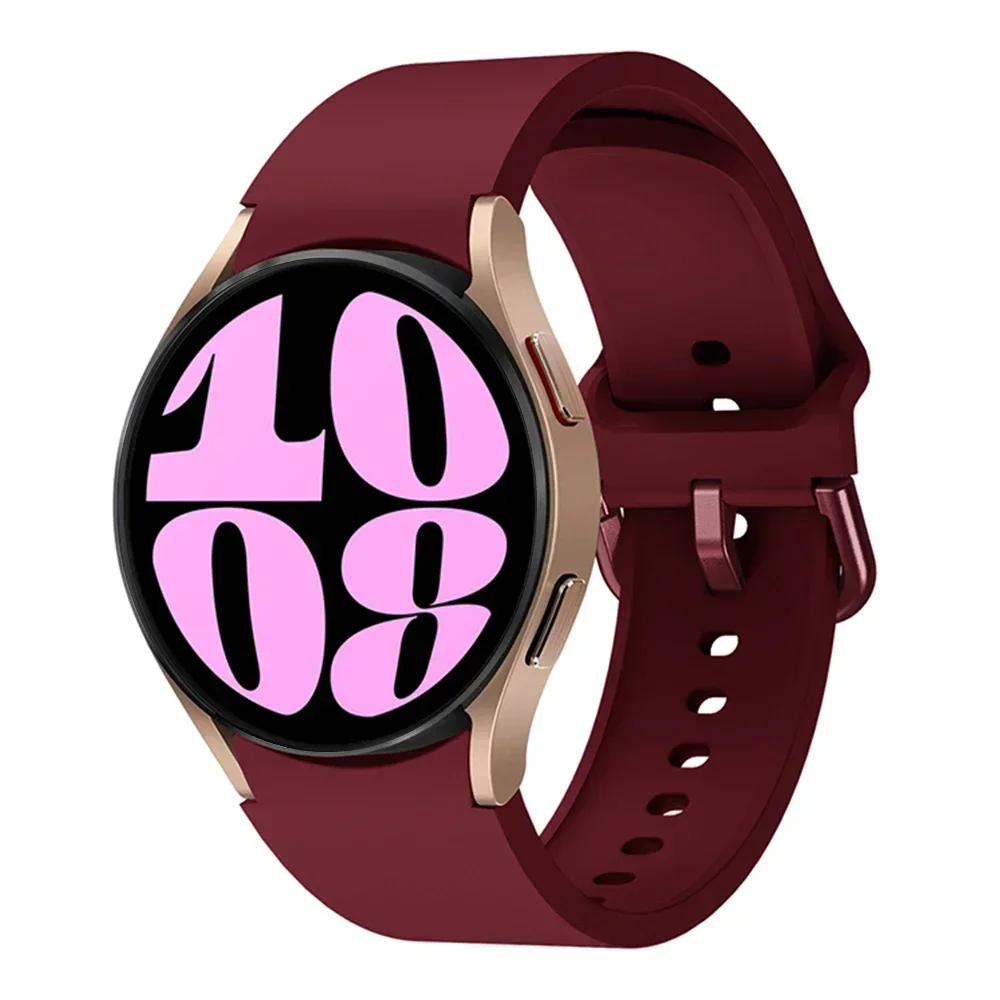 Sleek 20mm Silicone Watch Strap - Premium Wristband