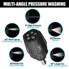 Pressure Washer Spray Nozzle Adjustable 5-in-1 Quick Changeover Power Washer Nozzle for 1/4in Plug Connect Tips 3000PSI 4