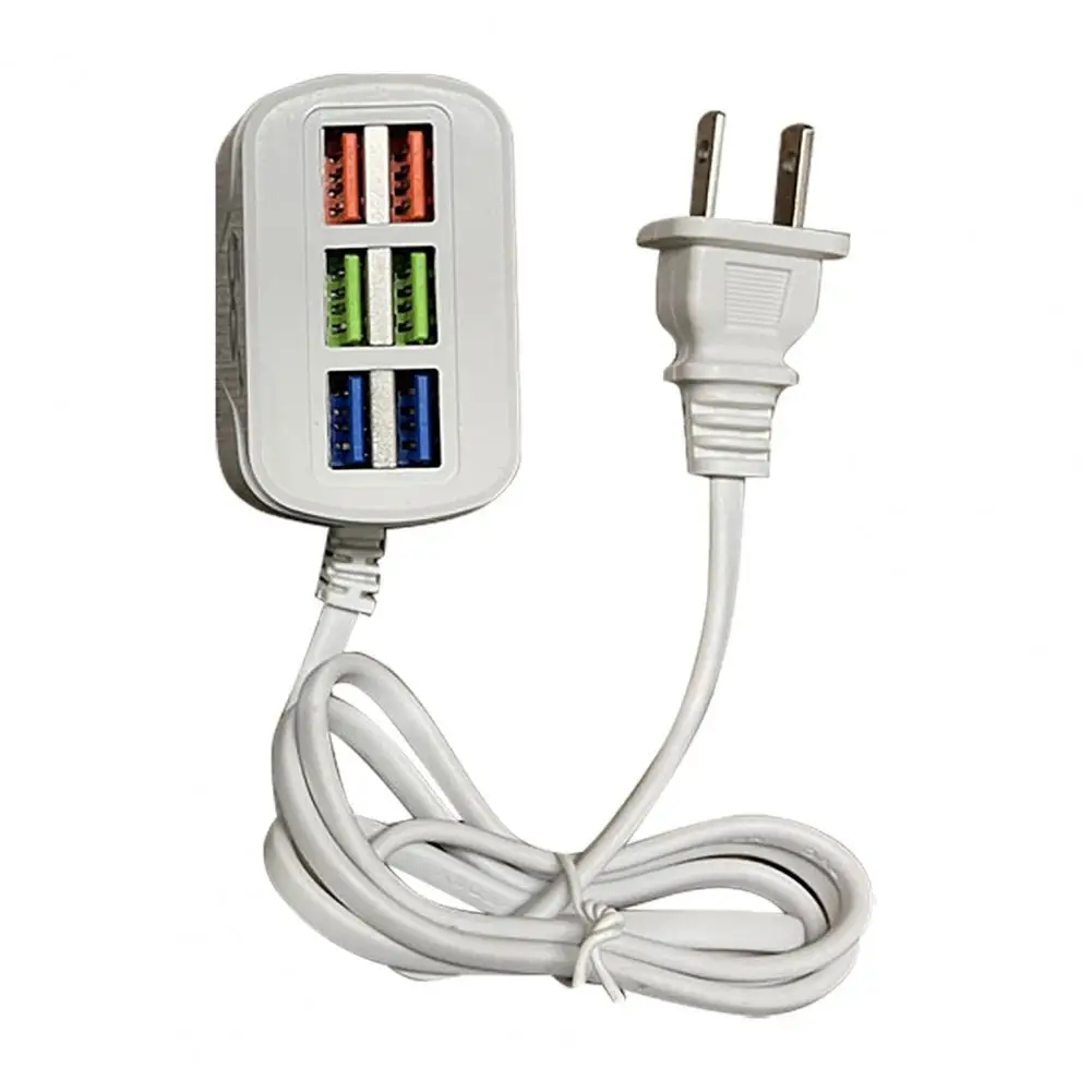 Phone Charger USB Power Strip Multifunctional Quick Charging 6 Ports USB Mini Extension Socket HUB Splitter charger adapter fast charger