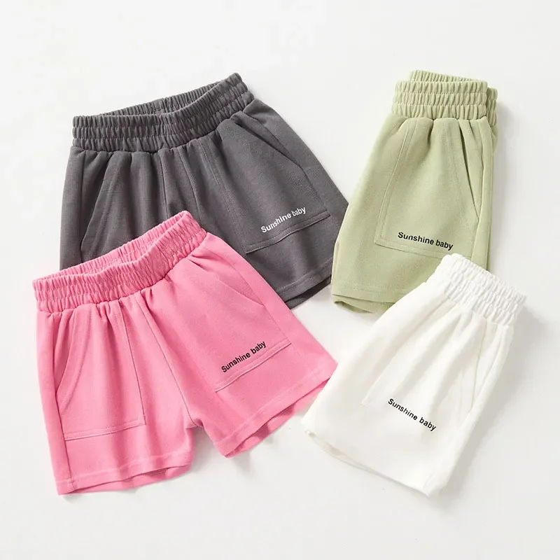 Children Shorts Summer Pants for Kids Candy Color Boys Girls Trousers Casual Teenager School Shorts Toddler Outfits Clothes