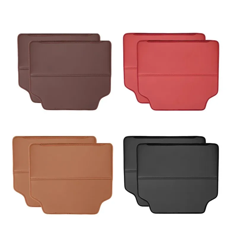 포르쉐 카이엔 92A 9YA Macan Panamera 인테리어 액세서리에 대 한 2pcs 자동차 좌석 뒤 안티 어린이 킥 패드 보호대 매트