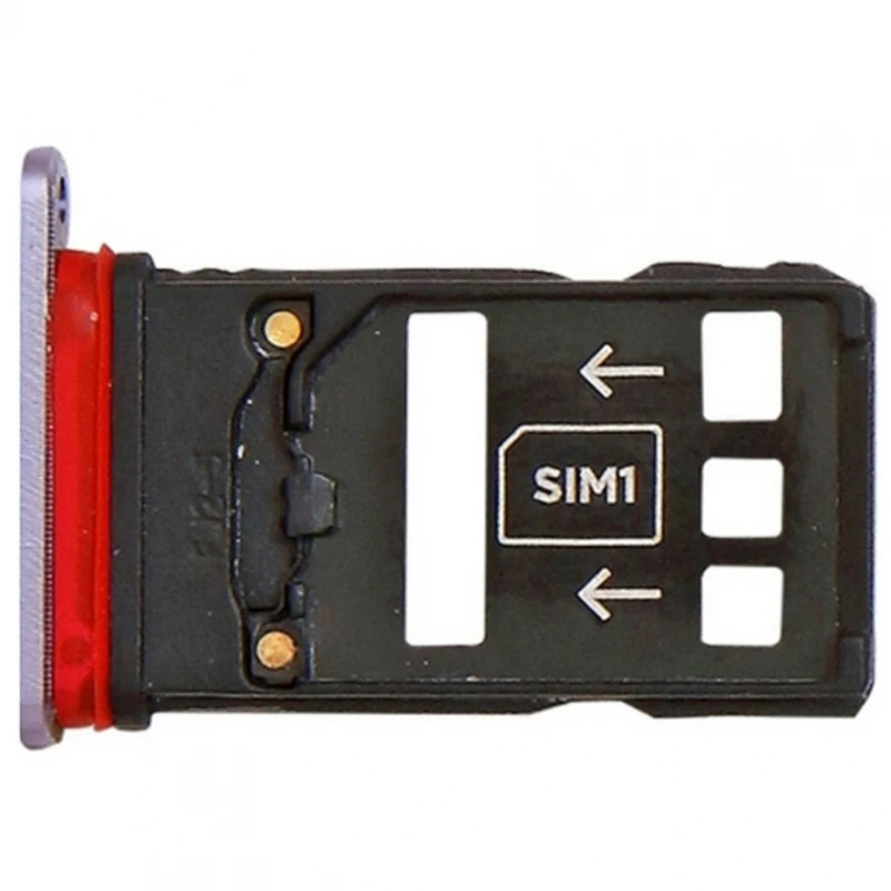 Vassoio Per Scheda Sim Sd Per Huawei Mate 20X / X Viola # Huawei Mate 20X Adattatore Dual Rail (Evr-L29, Evr-Tl00, Evr-Al00, Evr-An00, Evr-N29) # Huaw