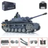 Heng Long 1/16 Scale Remote Control Tank 7.0 Customized Stug III 3868 Metal Tracks Wheels TH17423-SMT4 2