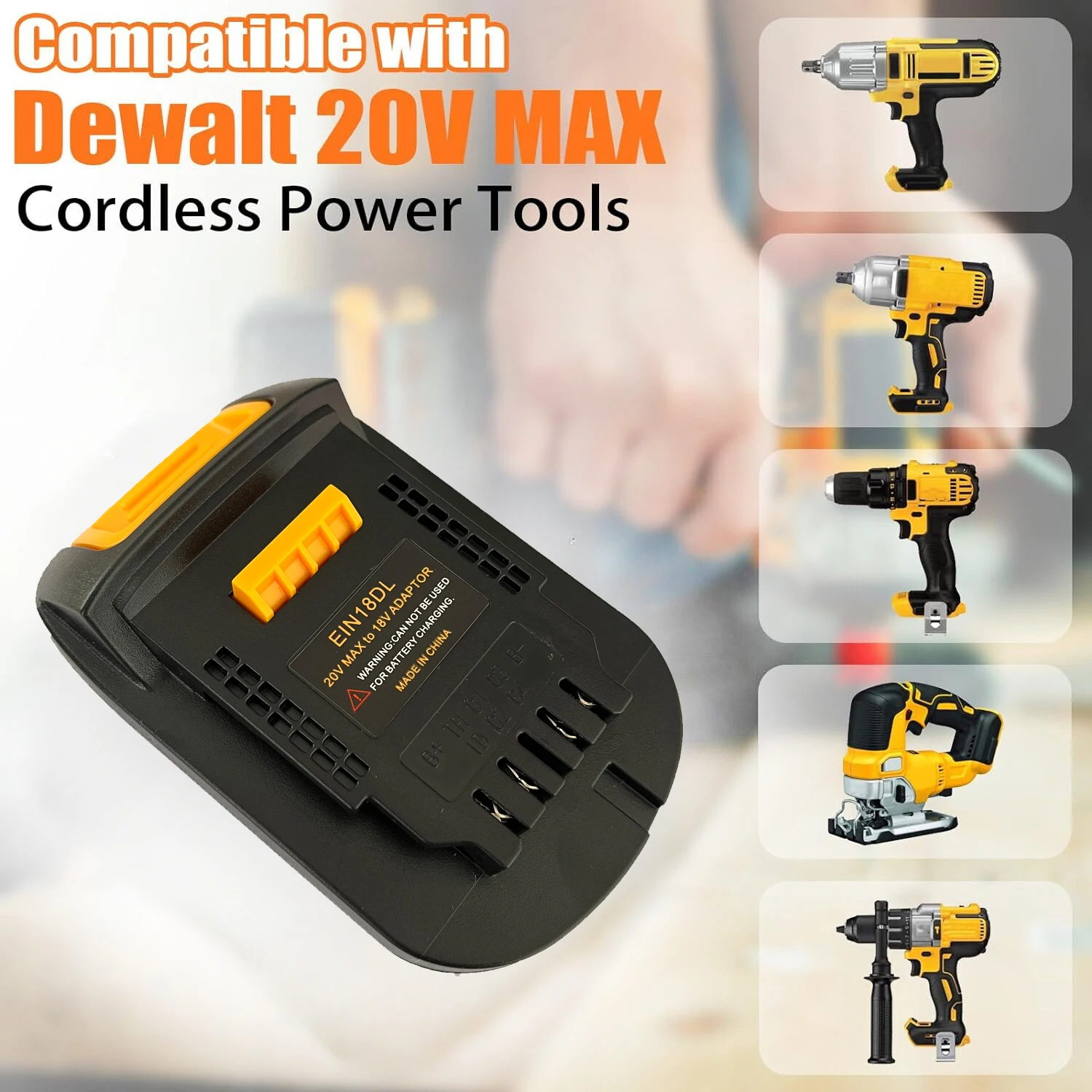 URUN MT20DL - Adattatore Per Batteria Agli Ioni Di Litio Makita 18 V