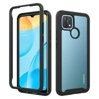 TPU/PC Sky Case for Oppo A15 Funda Capa Two Layer Structure Hybrid Shockproof Shell Durable Heavy Duty Phone Cover 1