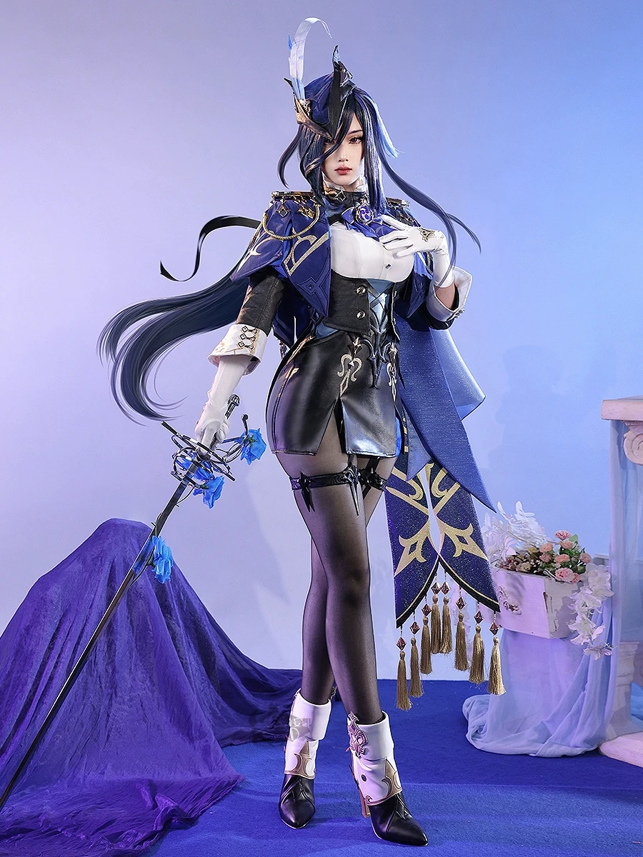 

CosAn Genshin Impact Ganyu Косплей Костюм Платье Милая активность вечерние колледж